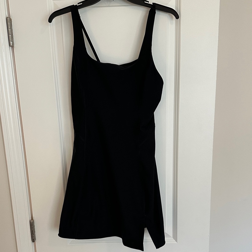 A&F YPB sculptLUX Black Athletic Dress